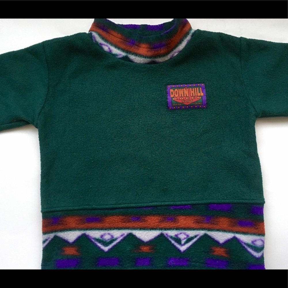 Tow Away Zone shirt Fleece shirt green fleece shirt long sleeves boys age 5-7